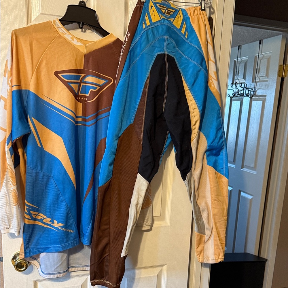 Fly Racing Blue and Brown Jersey